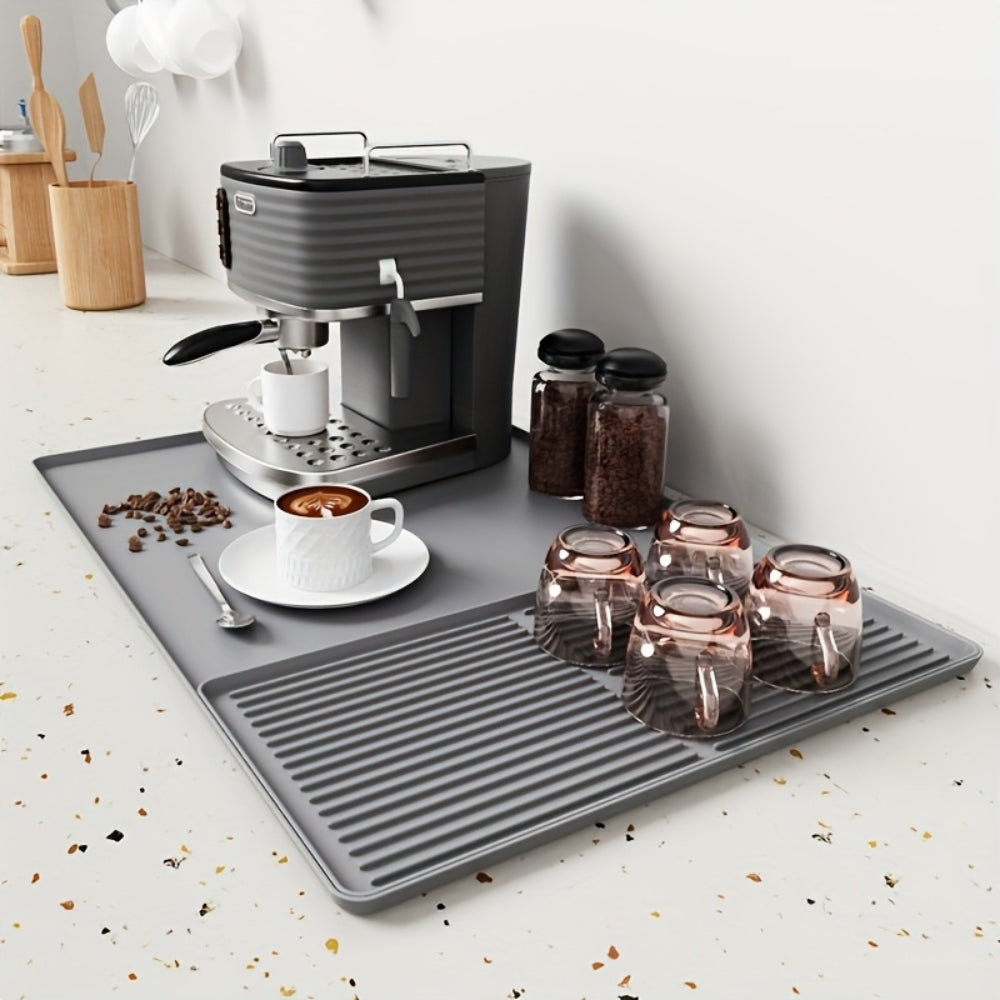 Practical and stylish silicone mat for your coffee bar