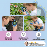 Mobiles Mikroskop für Kinder mit Bildschirm – Forschungsgerät für Entdecker