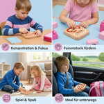 Pädagogisches Holzspielzeug für Kinder – Handgemachtes Drehbohnen-Fingerspiel