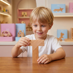 Geometrisches Lernspielzeug aus Holz – Tangram Puzzle für Kinder