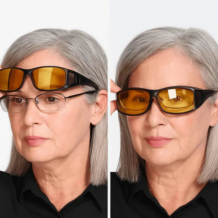 Sichere Nachtfahrbrille | Blendschutz für klare Sicht