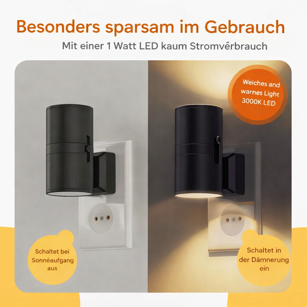 Intelligente Nachtbeleuchtung | Automatischer Sensor LED Nachtlicht