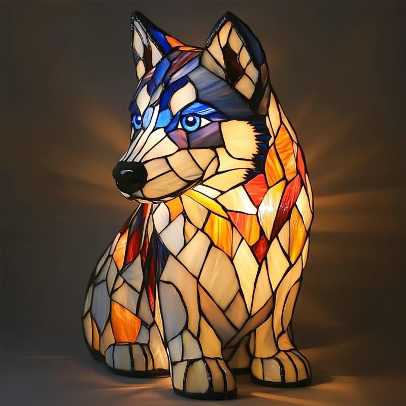 Hunde-Lampe für eine gemütliche Atmosphäre | Warmes Licht | USB-Betrieb