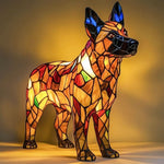 Hunde-Lampe für eine gemütliche Atmosphäre | Warmes Licht | USB-Betrieb
