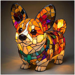 Hunde-Lampe für eine gemütliche Atmosphäre | Warmes Licht | USB-Betrieb