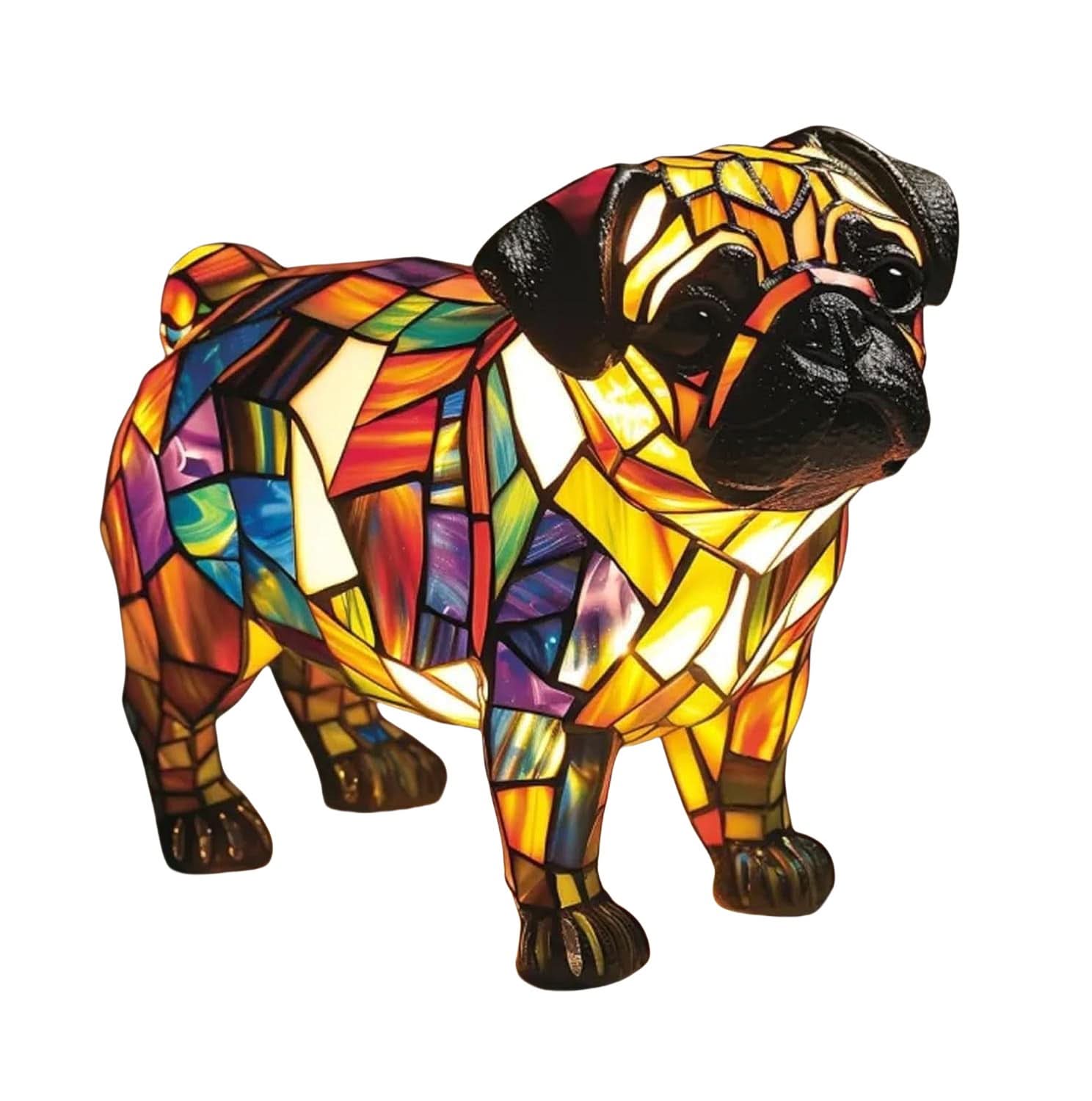Hunde-Lampe für eine gemütliche Atmosphäre | Warmes Licht | USB-Betrieb