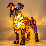 Hunde-Lampe für eine gemütliche Atmosphäre | Warmes Licht | USB-Betrieb