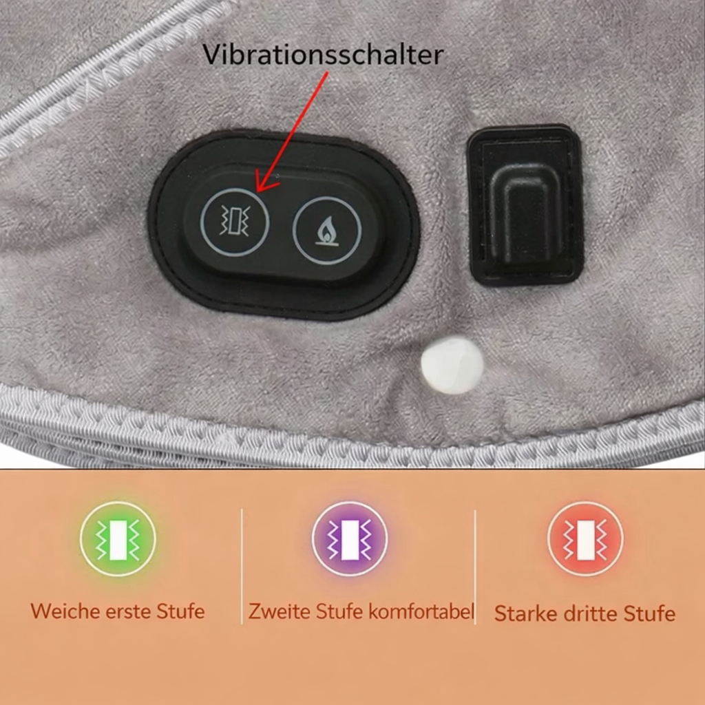 Entspannendes Nacken- und Schultermassagegerät mit Wärme