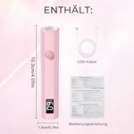tragbare UV LED Nageltrocknerlampe | schnelle Aushärtung & perfektes Finish