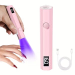 tragbare UV LED Nageltrocknerlampe | schnelle Aushärtung & perfektes Finish
