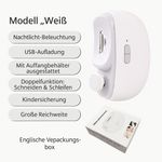Nagelpflege | Elektronischer Nageltrimmer | 3-in-1 Schneiden, Feilen, Polieren | NailProfi