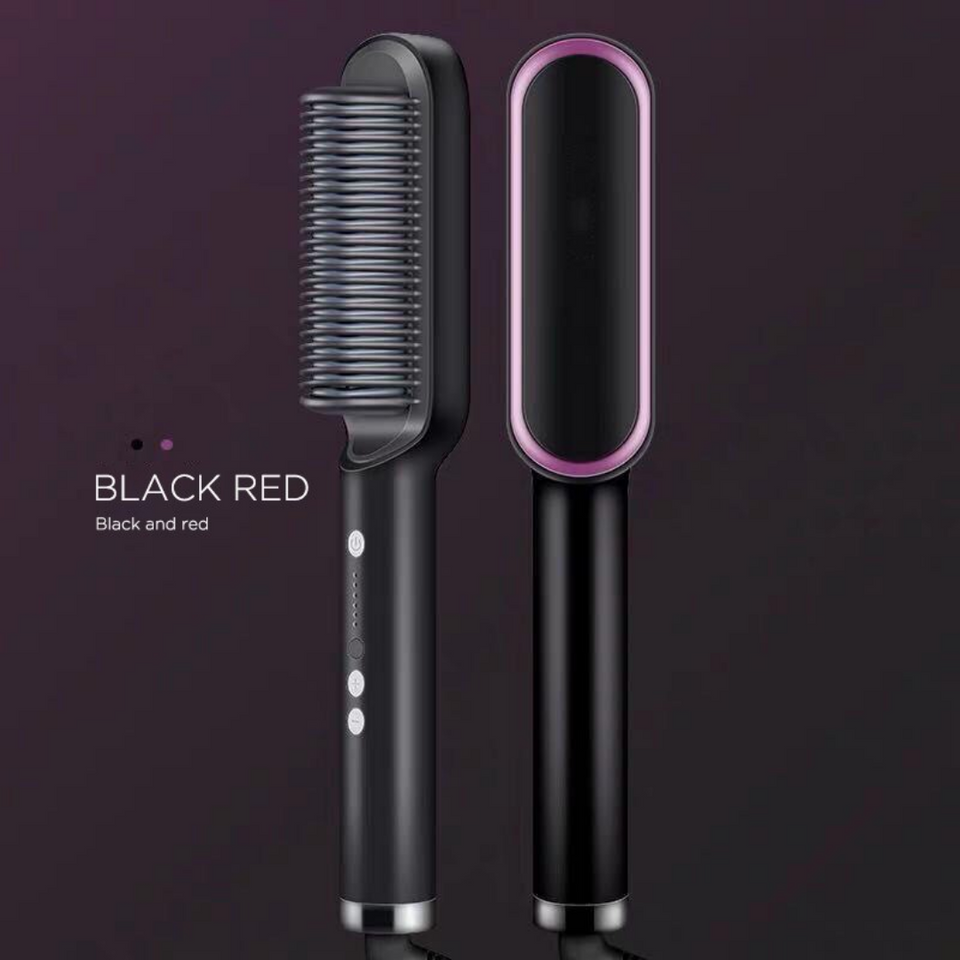 Vielseitiger Glättebürsten-Styler für seidig-glattes Haar
