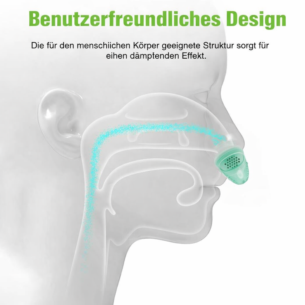 Komfortabler Atemhilfsclip gegen Schnarchen | Leiser Schlafunterstützer