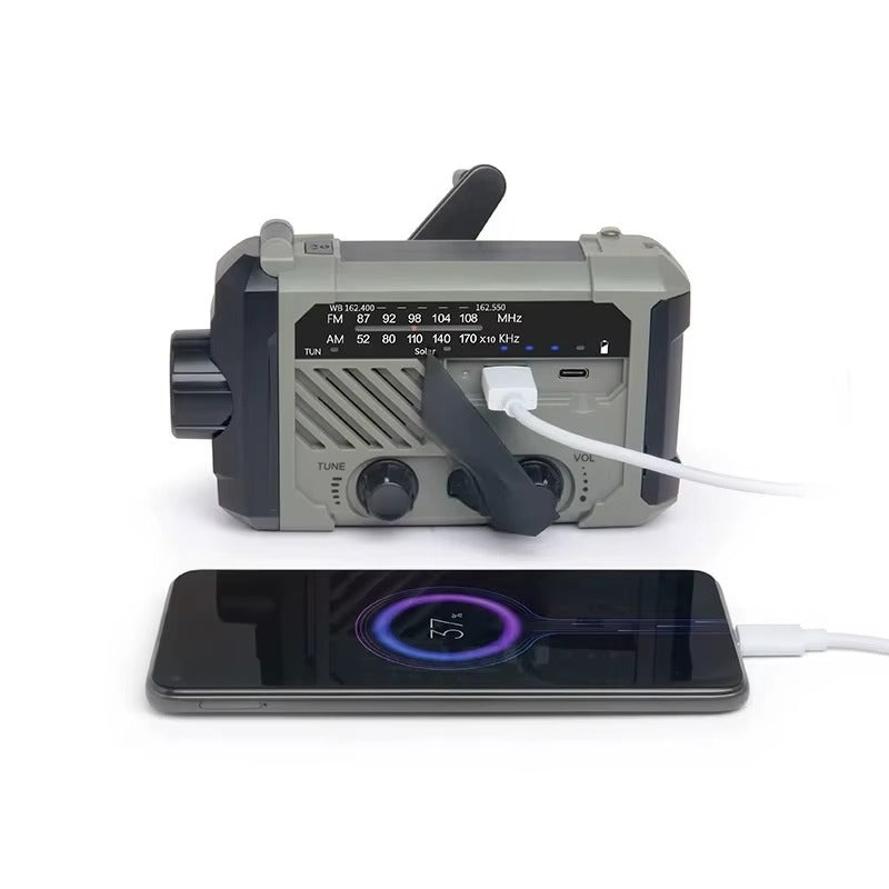 Survivor – Multifunctional Emergency Radio with Solar Power and Hand Crank