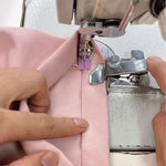 Magnetic seam guide for precise and clean seams