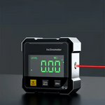Präzisionswinkelmesser mit Magnethalterung und Laser
