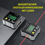 Präzisionswinkelmesser mit Magnethalterung und Laser