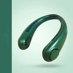 Portable neck fan for refreshing moments