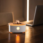 Aromadiffusor mit LED-Flammeneffekt und Luftreinigung, 300 ml