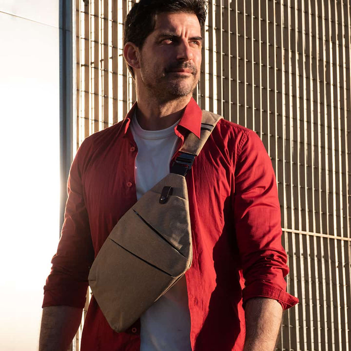 Stylish Multi-functional Chest Bag for Active Men