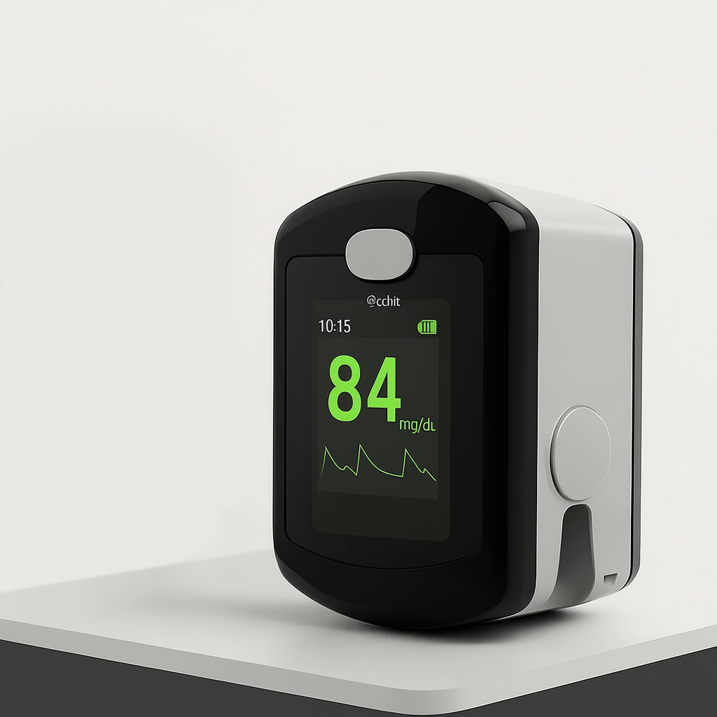 Schmerzfreies Finger-Pulsoximeter zur Gesundheitsüberwachung