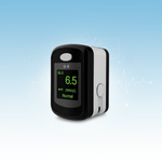 Schmerzfreies Finger-Pulsoximeter zur Gesundheitsüberwachung