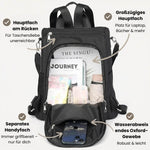 Stylischer Rucksack mit Diebstahlschutz für modebewusste Frauen