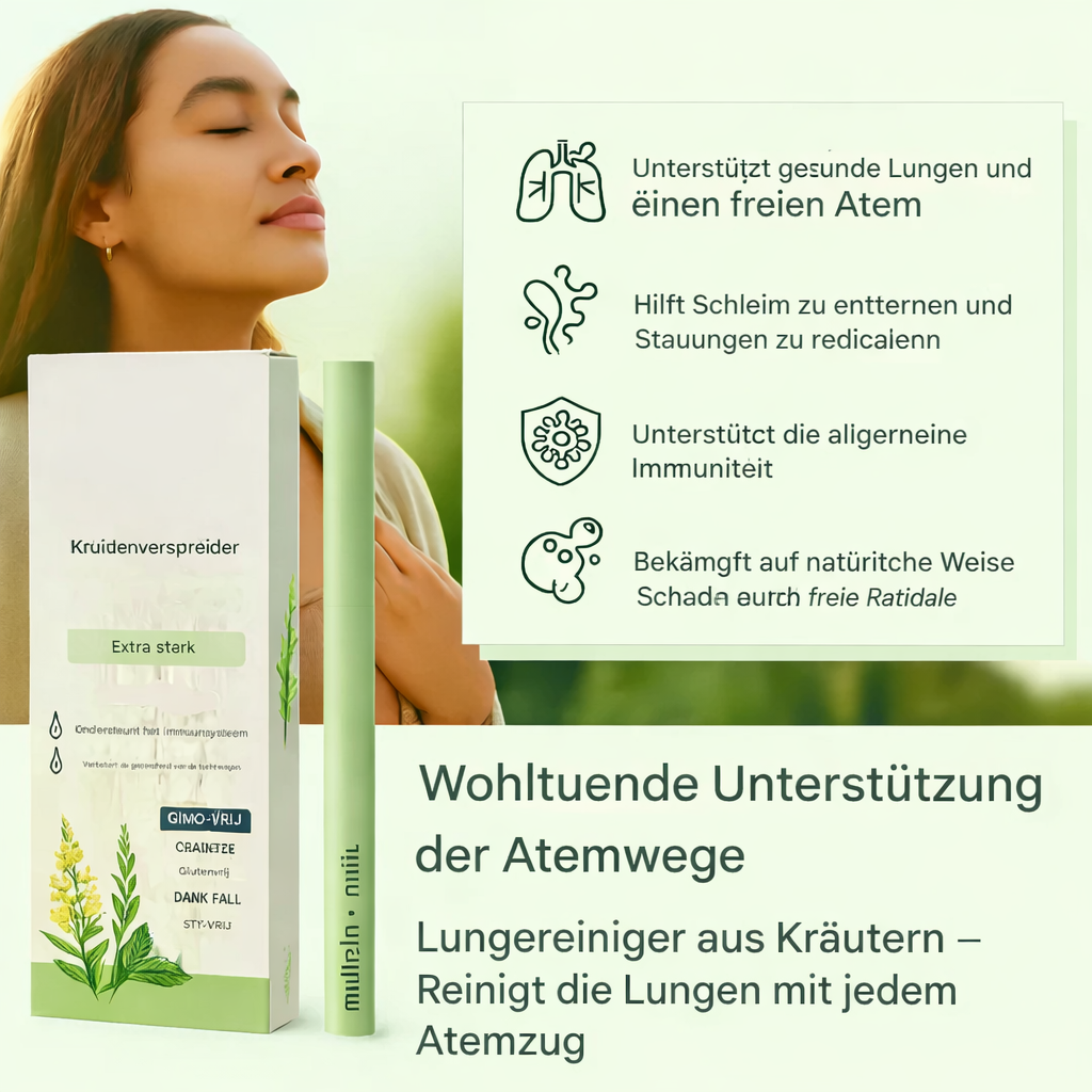 Nikotinfreier Atemreiniger | Frische Atmung | Kräuter-Diffusor | LuftRein