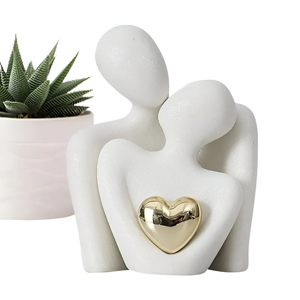 Elegante Figurine für Paare im minimalistischen Stil