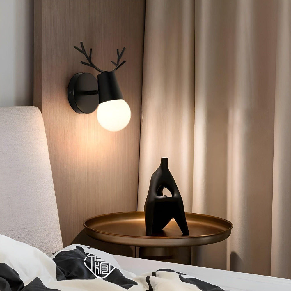 Elegante Wandlampe mit Geweih-Design – Stilvolles LED-Licht für jedes Zuhause