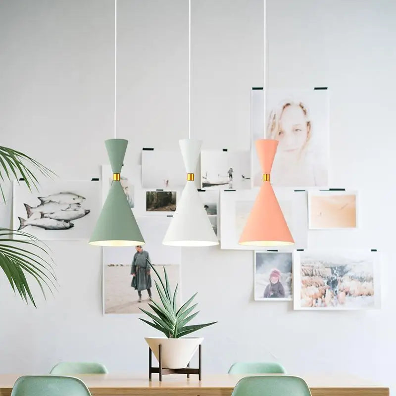 Moderne Geometrische Pendelleuchte – Verstellbare LED-Hängeleuchte für Küche und Wohnzimmer