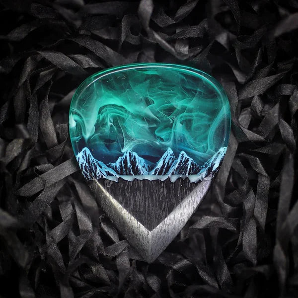 Aurora Borealis Guitar Pick