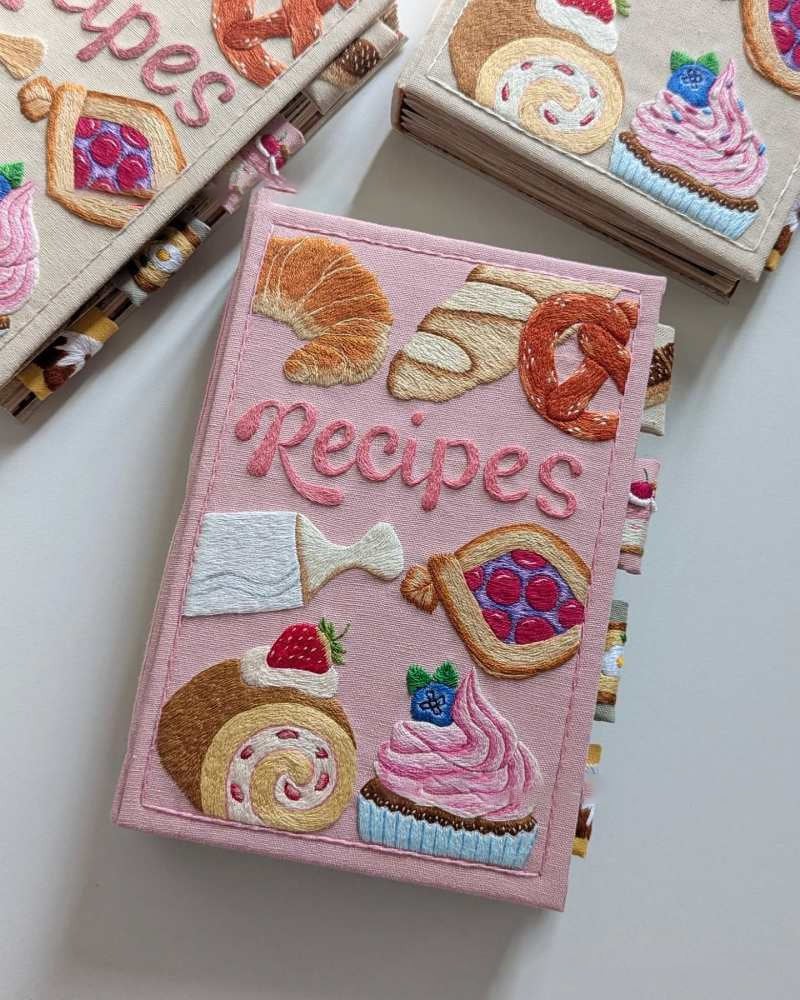 Kreatives Rezeptbuch | Handgefertigter Kochnotizführer | HerzDerRezepte