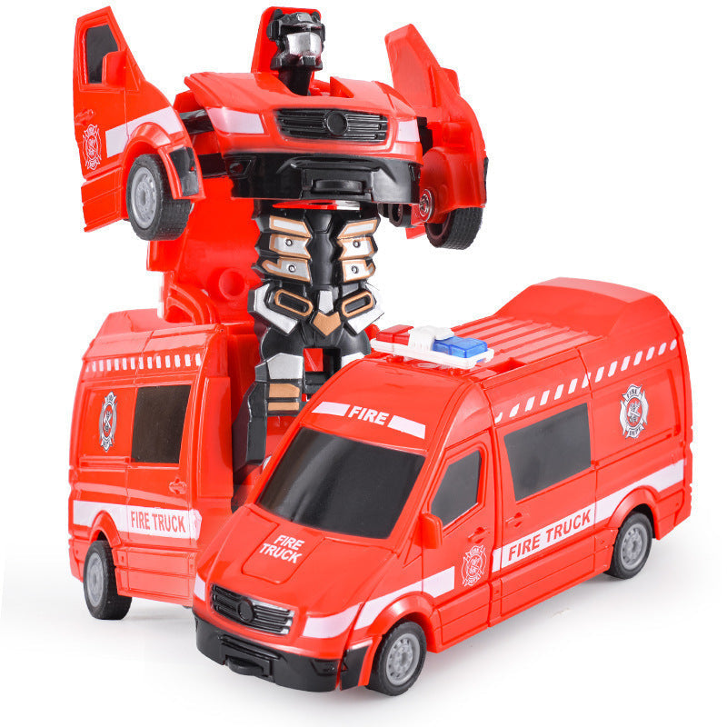 Verschiedene Fahrzeuge für Kinder mit Transformationsfunktionen