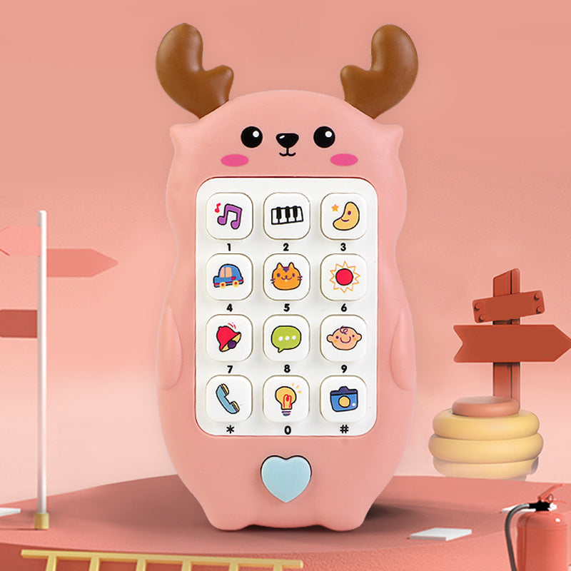 Kinder Telefon mit sensorischem Klang im verspielten Design