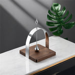 Eleganter Serviettenhalter aus Holz und Edelstahl für stilvolles Dining