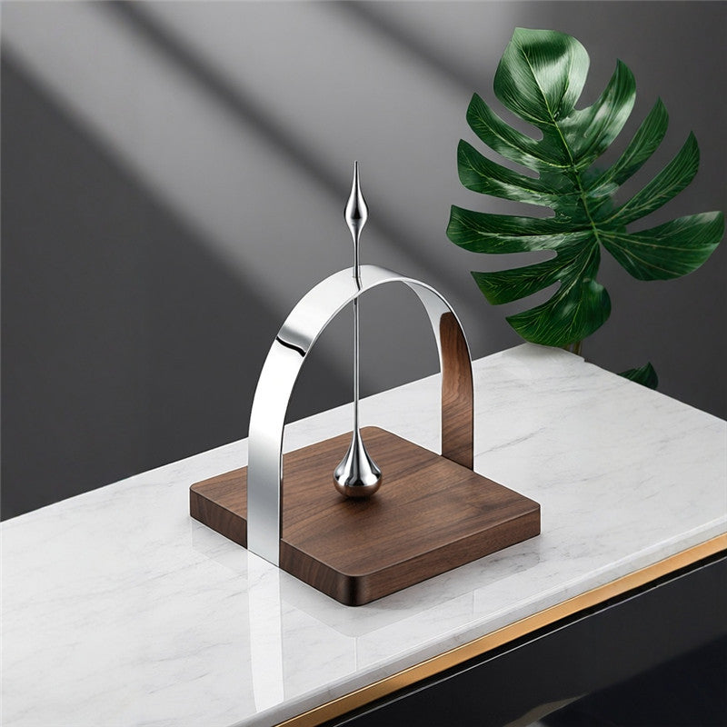 Eleganter Serviettenhalter aus Holz und Edelstahl für stilvolles Dining