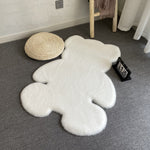Cute Bear Rug - Soft Decorative Carpet for Kids' Room and Living Room