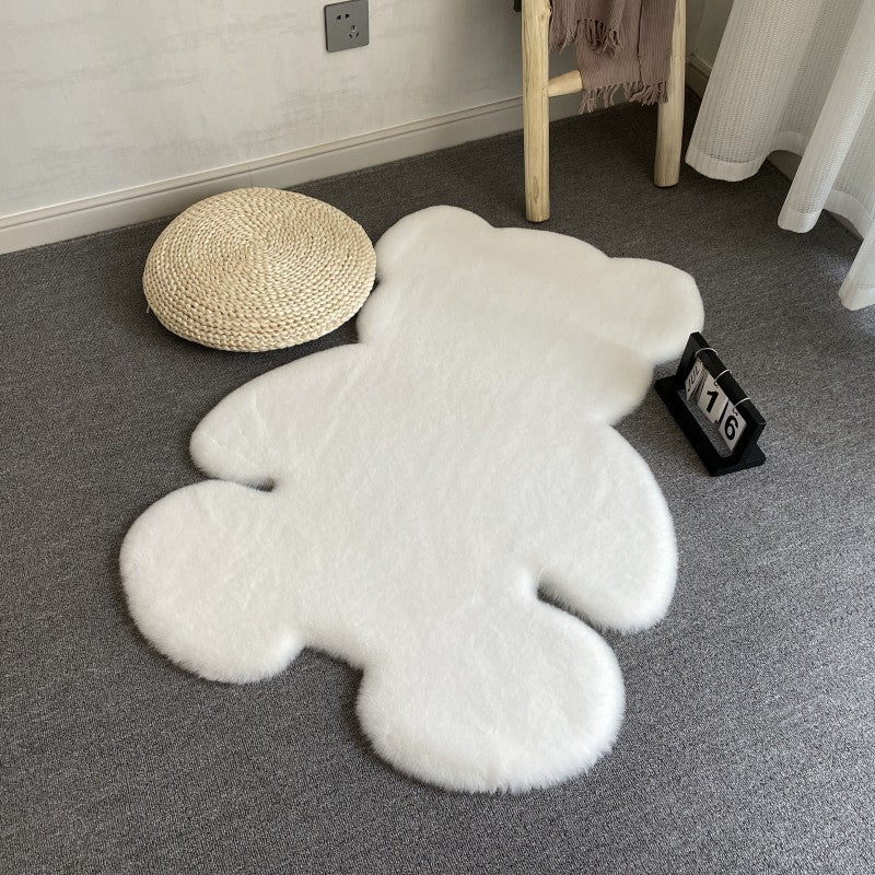 Cute Bear Rug - Soft Decorative Carpet for Kids' Room and Living Room