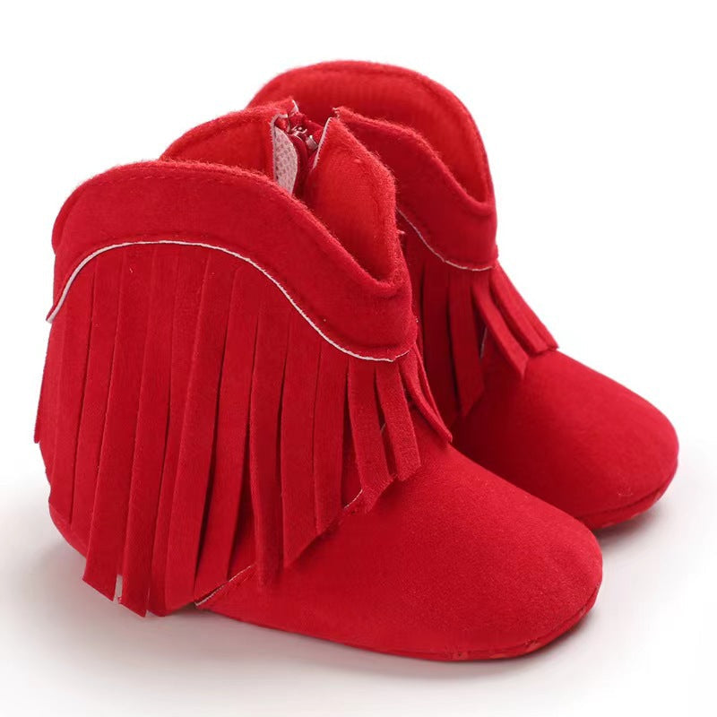 Winterstiefel für Kinder im Cowboy-Stil