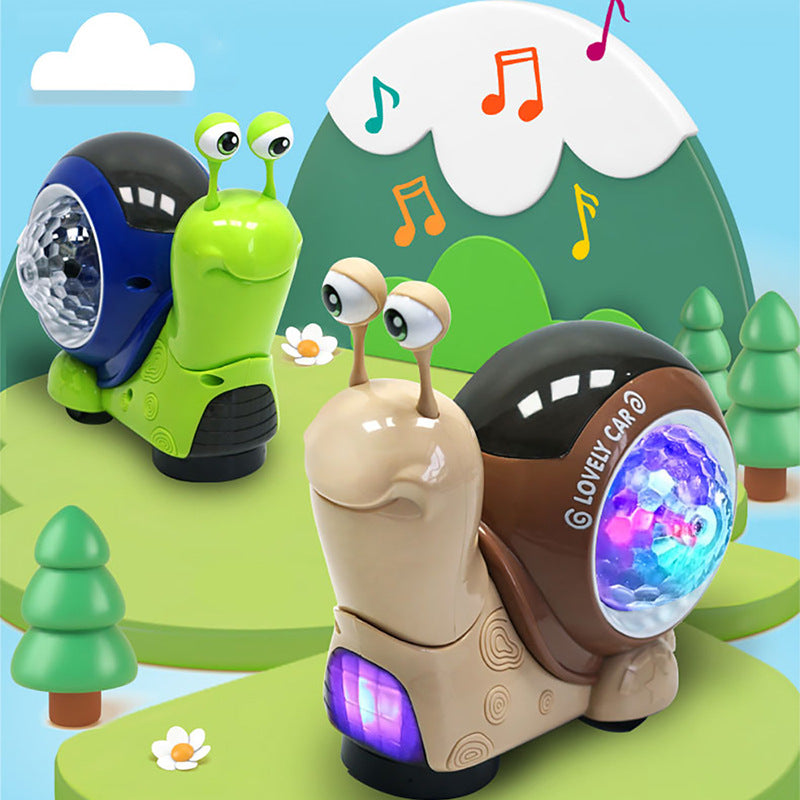Krabbelspielzeug mit Musik und leuchtender Schnecke