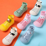 Babysocken im Tiermotiv für barfuß Schuhe