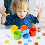 Spielzeug mit Montessori Stapelbechern für Kinder