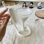 Kreative geometrische Weingläser und Cocktailgläser