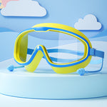 Schwimmbrillen für Kinder mit großem Rahmen und Anti-Beschlag-Technologie
