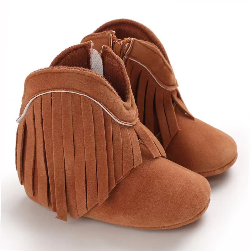 Winterstiefel für Kinder im Cowboy-Stil