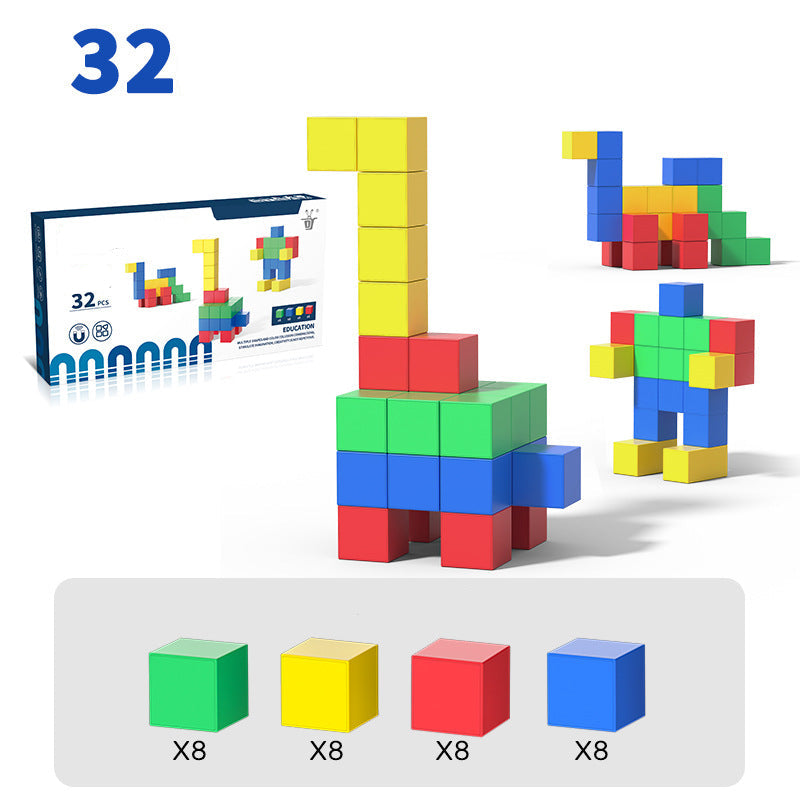 Montessori Magnetwürfel Spielzeug für Kinder mit Sicherheitsmerkmalen