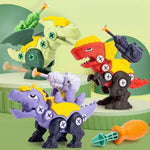 Spielset mit Saugnapfkanone und Dinosaurier-Schrauben