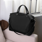 Elegant diaper bag with sophisticated storage space