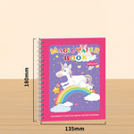 Selbstlöschendes Wasser-Malbuch-Set für Kinder mit Pinsel